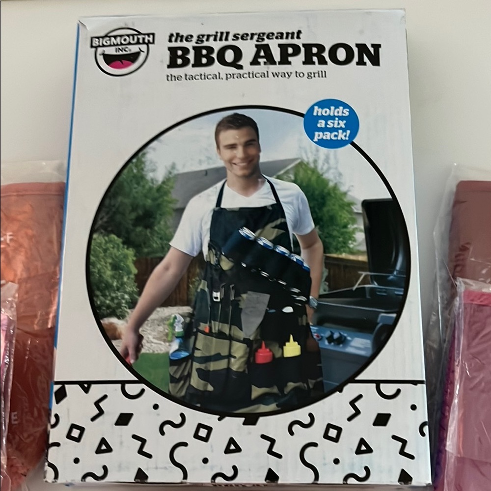 BigMouth Inc. Grill Sergeant BBQ Apron Set